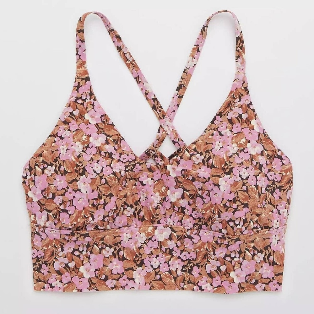 COPY - OFFLINE By Aerie Real Me Strappy Back Sports Bra
